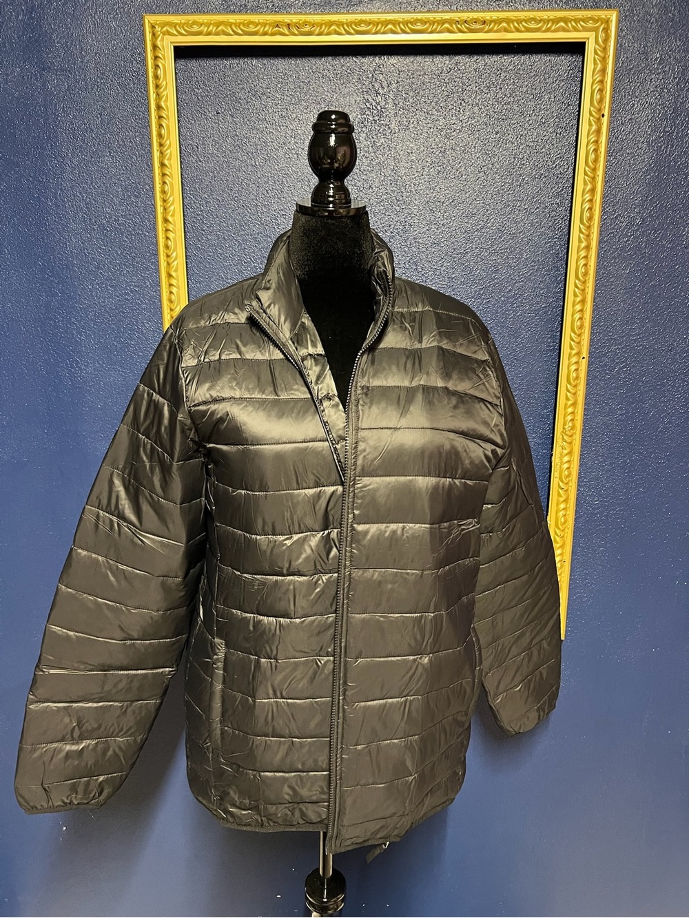 Lightweight Black Quilted Puffer Jacket